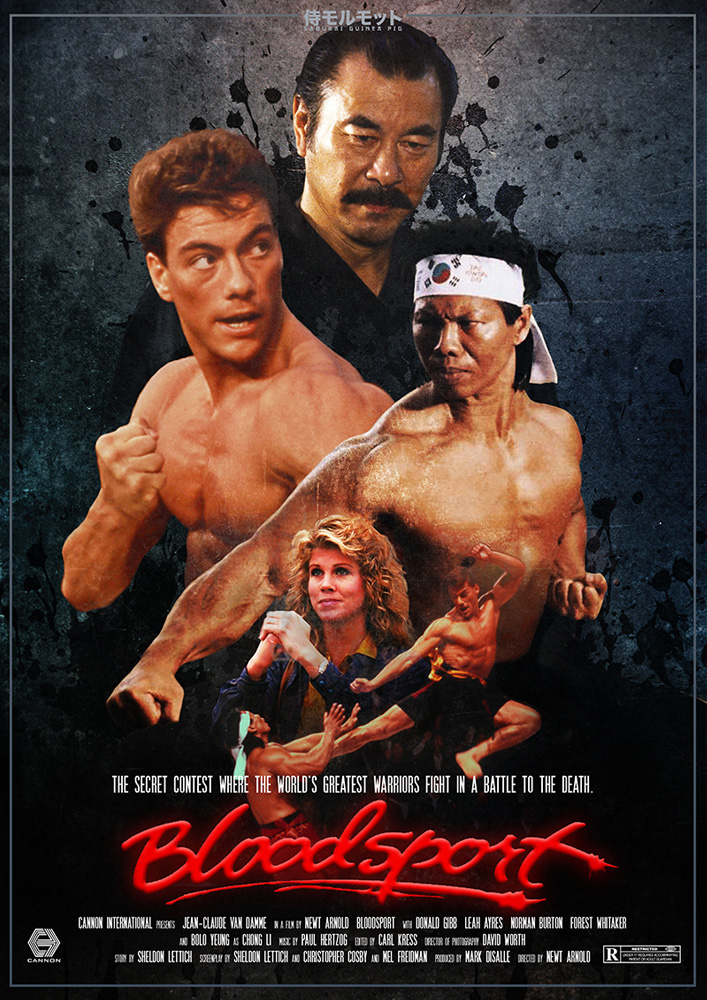 Alternative movie poster concept: Bloodsport (Cannon Films)