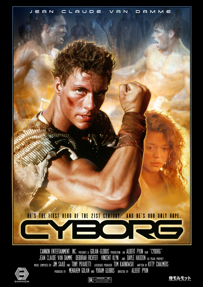 Alternative movie poster concept: Cyborg (Cannon Films)