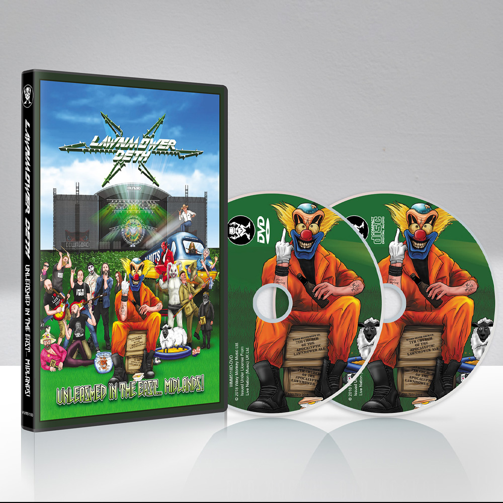 Lawnmower Deth - Live DVD packaging
